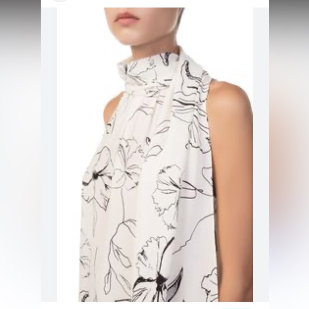 Diane Von Furstenberg Floral Sleeveless Top